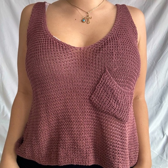 Urban Outfitters Tops - Urban Outfitters Knit Flowy Tank Top